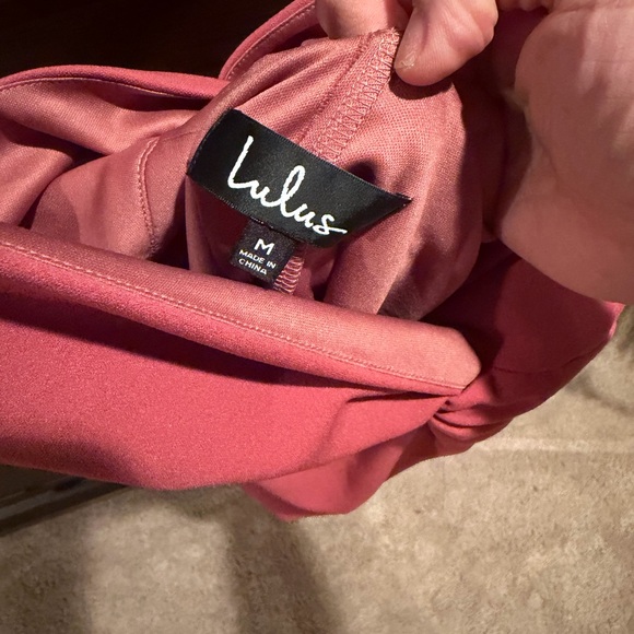 Must Be a Twist of Fate Dusty Rose Bodycon Mini Dress - Picture 3 of 5